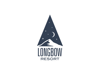 Longbow Resort 3 archer arkansas arrow identity logo ozarks