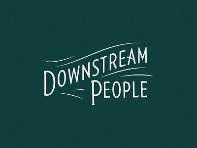 Downstream People Title Card logotype titlecard