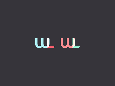 Logo design - WL neon