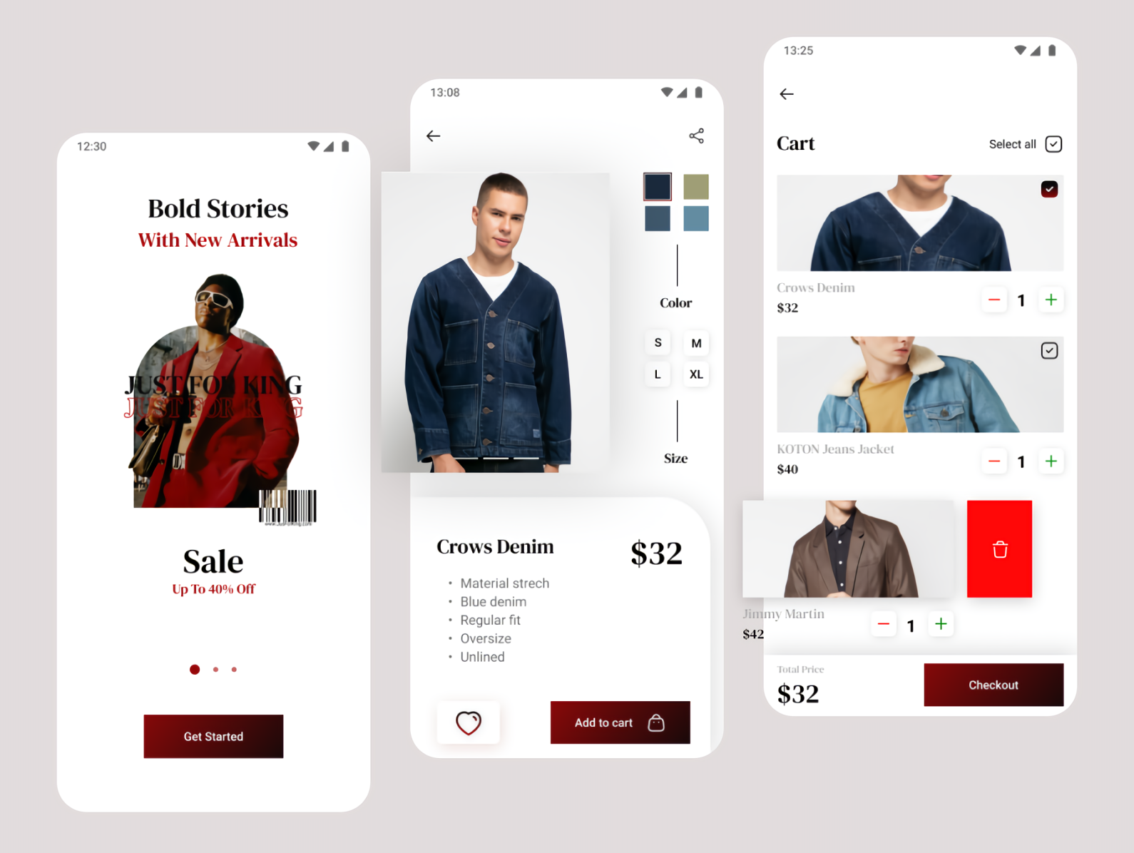 Men's Clothing App by achmad gazali on Dribbble