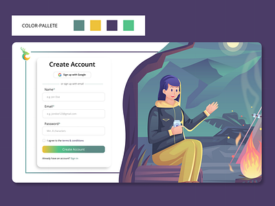 Create Account UI