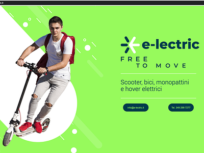 Temporary homepage for e-bike, e-scooter etc.. shop