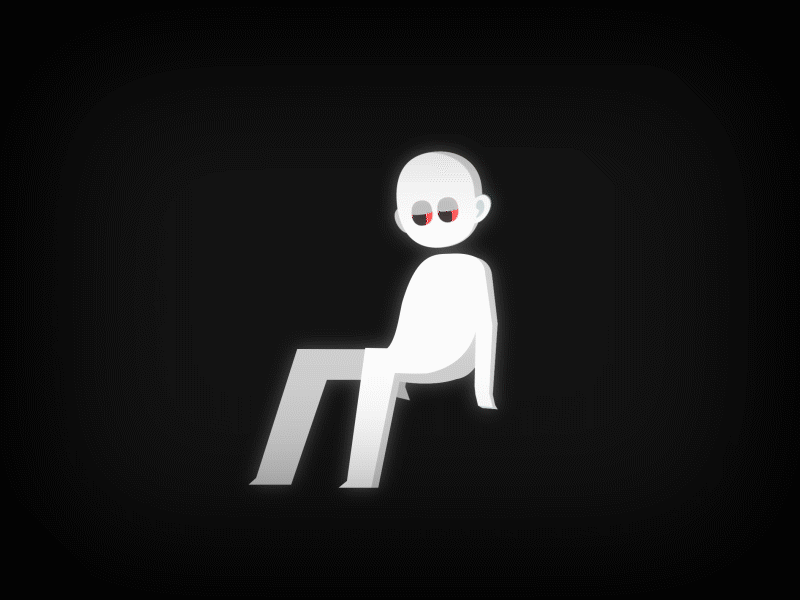 Bad posture #4 2d aftereffects animation character illustration motion vector