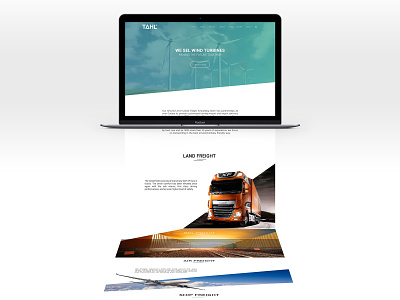 Tahl Logistics - website logistics app logistics company ui design web design web ui website