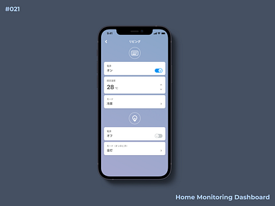 DailyUI #021 Home Monitoring Dashboard dailyui dailyui021 design ui ux