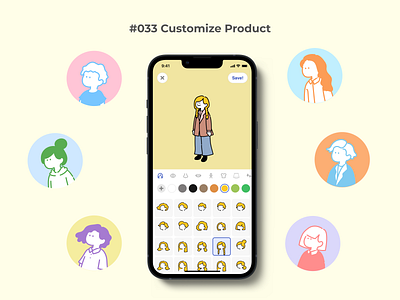 DailyUI #033 Customize Product