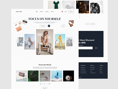 Suit-Now : Fashion Web app design ui ux