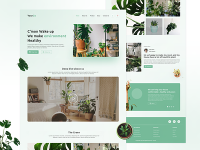 YourGo : Green House website / Plant Shop