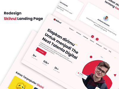 Redesign Skilvul Landing Page