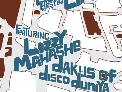 Moving People, Poster detail poster typography