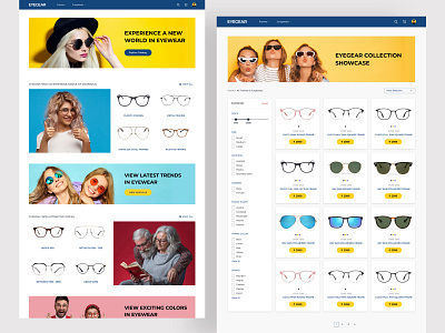 EyeGear landing page