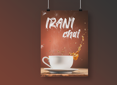 Irani Chai Poster Design branding graphic design