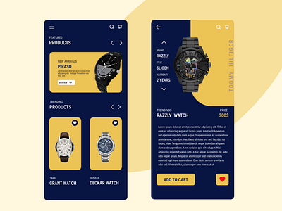 Mobile app design