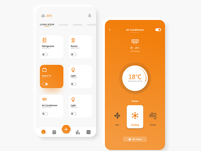 Smart Home App UI design mobile app mobile app ui ui ux