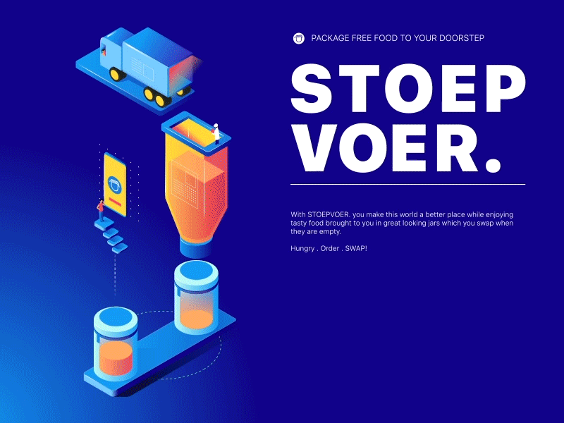 Stoepvoer Infographic aftereffects illustration infographic ui