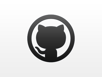 GitHub Icon Vector Shape github icon logo octocat photoshop psd shape vector