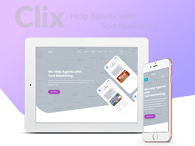 Clix Media Real Estate design web