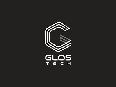 GLOS TECH brand concept creative design elegant graphic design graphicdesign graphics logo logodesign logomark logotype