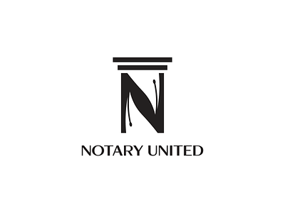 NOTARY UNITED brand branding concept creative design elegant graphic design graphicdesign graphics illustration logo logotype modern modernlogo