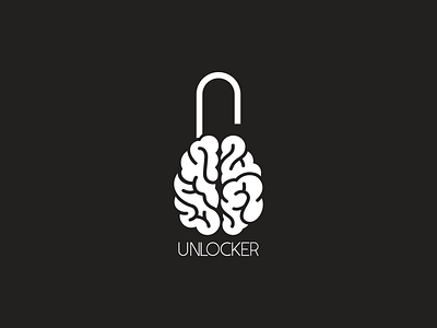 UNLOCKER brand branding concept creative creative logo design elegant graphic design graphicdesign graphics illustration logo logotype modern