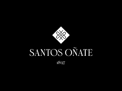 SANTOS ONATE brand brand identity branding concept creative creative design creative logo design elegant graphic design graphicdesign graphics identity illustration logo modern modern design modern logo