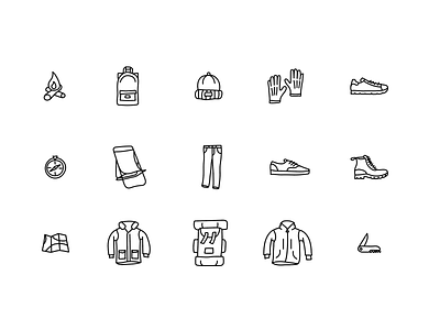 Adventure pictograms