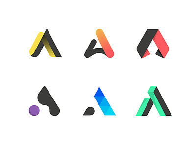 A - logos a brand clean design e graphic identity logo logotype mark pure symbol
