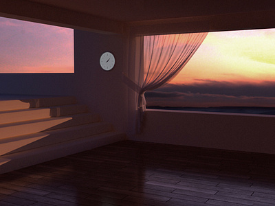 Searching for perfect places 3d architect architecture branding c4d cgi clean clean design color illustration minimal minimalism minimalist pure sunset