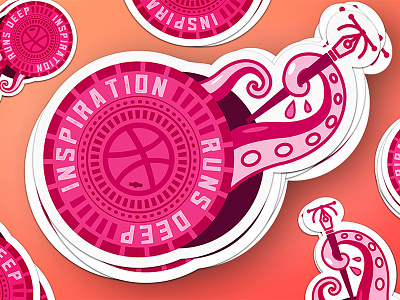 The Manhole Leading Towards Dribbble dribbble manhole octopus sewage sticker sticker mule storm drain