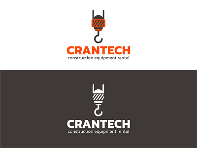 Logo for a construction company special equipment. branding crane design graphic design logo vector