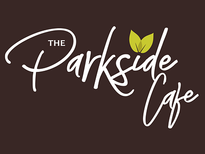 The Parkside Cafe branding design graphic design logo