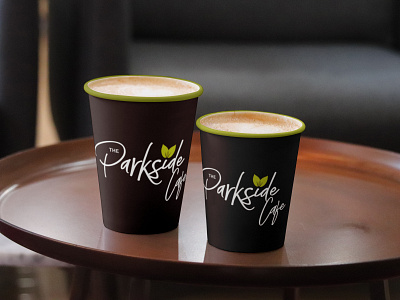 Parkside Cup Mock-up branding graphic design logo