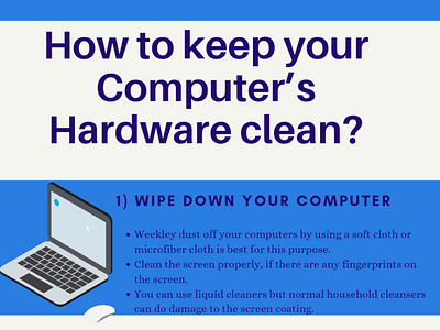 How to keep your Computer’s Hardware clean? by DualSaini on Dribbble