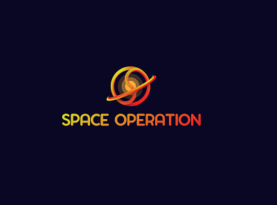 Space Operation Concept Gradient Logo