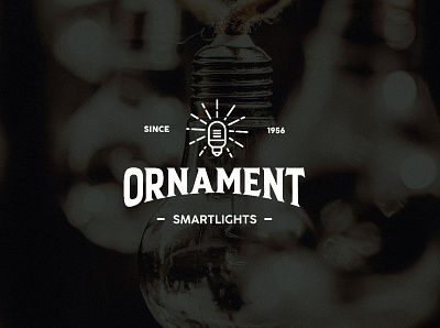 Ornament Smartlights Logo branding clean design flat graphic design illustration logo minimal ui vector