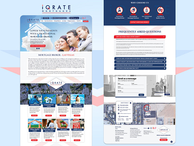 iQRATE Mortgages Website Design branding design graphic design illustration web design