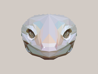 Low poly gecko