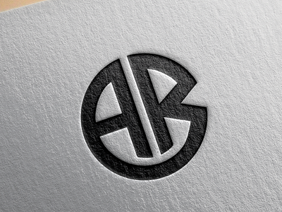 AB monogram logo design black bold design graphic design graphic designer logo logo design logo designer monogram