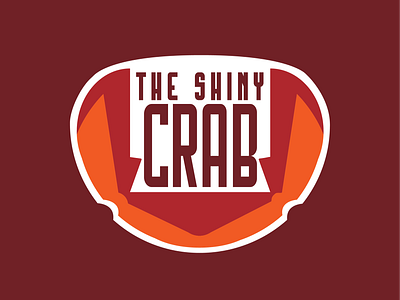 The shiny crab logo design