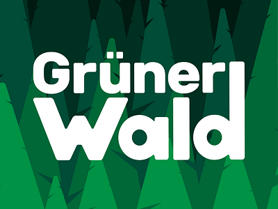 Grüner Wald logo design agency branding design graphic design graphic designer green illustration logo logo design logo designer logomark logotype minimal modern natural nature simple travel typeface wordmark