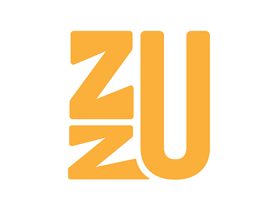 Zuzu logo design branding design graphic graphic design graphic designer logo logo design logo designer logofolio logomark logos logotype minimal modern office orange simple square wordmark