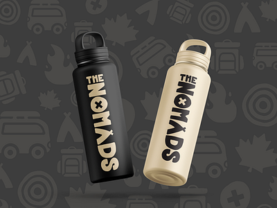 The Nomads camping brand design