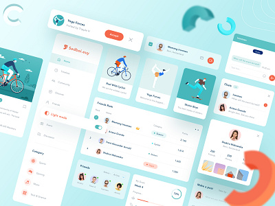 Community UI kit design rebound