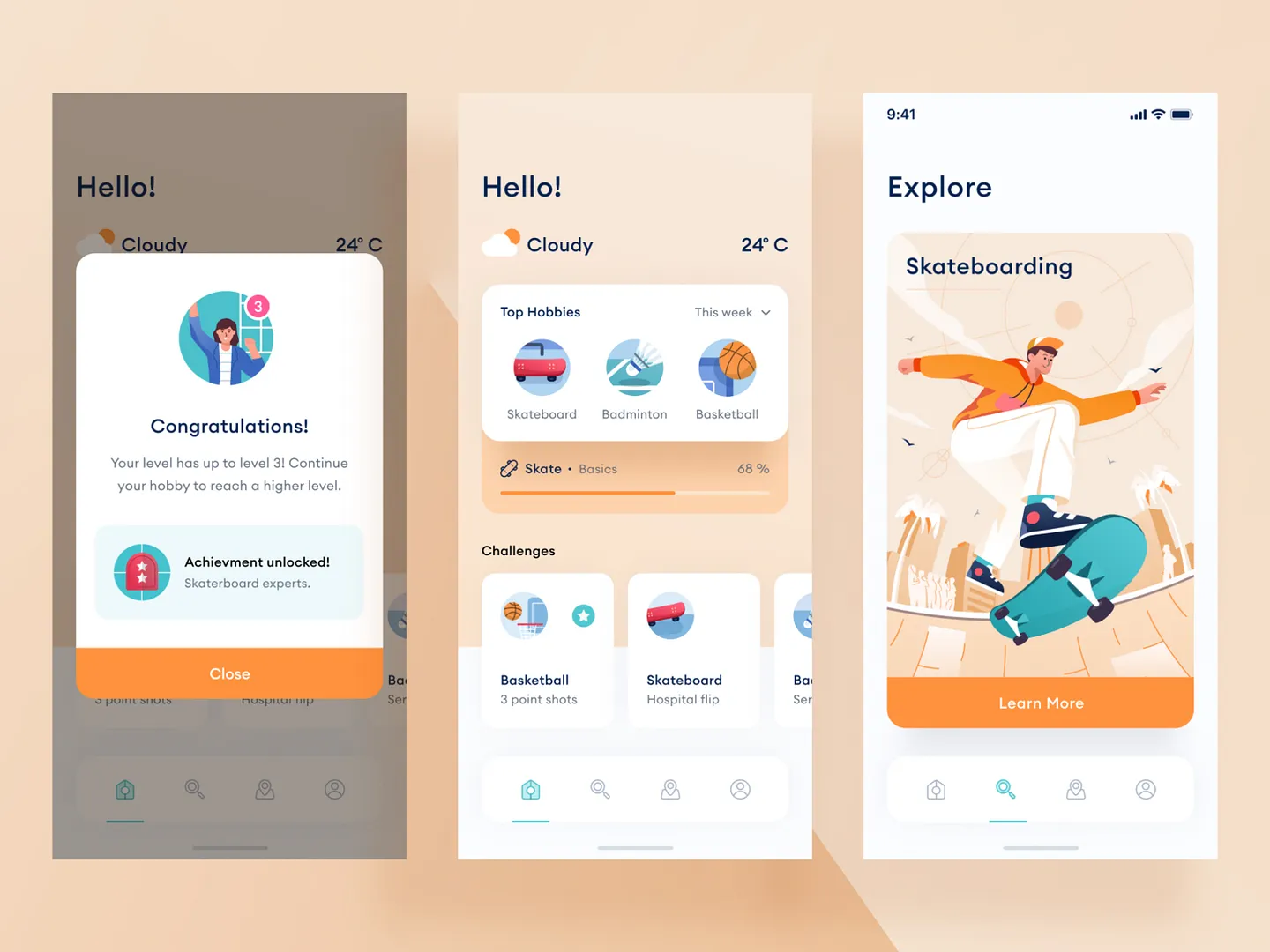 Engaging Hobby Website Design for Mobile Apps