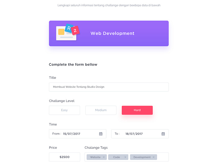 Make Challange Step by Riko Sapto Dimo for Orely on Dribbble