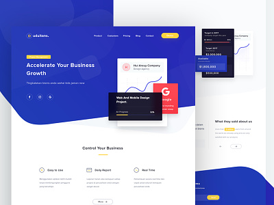 Duduitans Landing Page android app card chart clean dark dashboard design desktop icon illustration ios landing light mobile onboarding page profile ui website