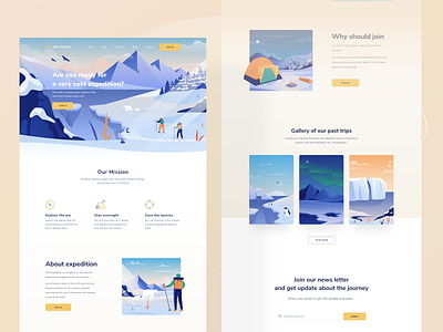 Expedition landing page 🌏