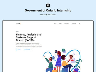 Government of Ontario - Internship Project app branding casestudy clean design development flat illustration minimal mockup redesign responsive ui ux