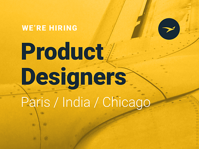 Hiring Product Designers careers hiring product design travel ui ux