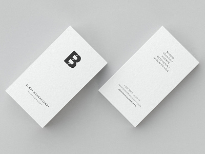 A photographer's business card